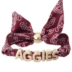 Texas A&M Aggies Bandana Slider Bracelet